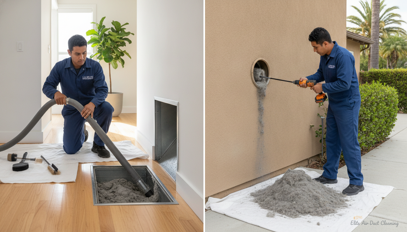 Air Duct Cleaning vs. Dryer Vent Cleaning: What Every Los Angeles Homeowner Should Know
